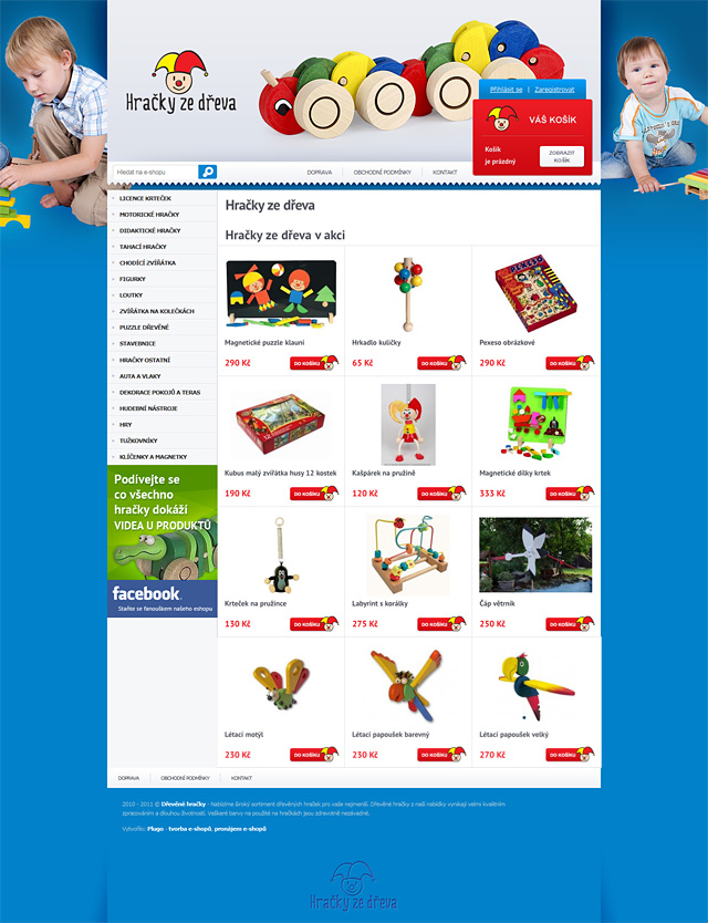 Internetový obchod Hračky ze dřeva